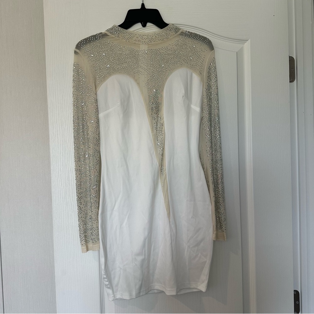 Diamond Fitted Dress Bedazzled